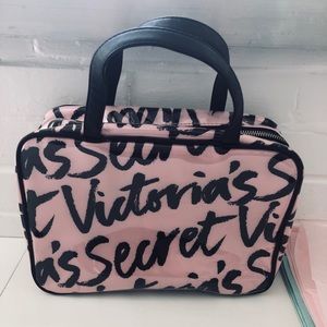 Victoria secret vinyl travel case